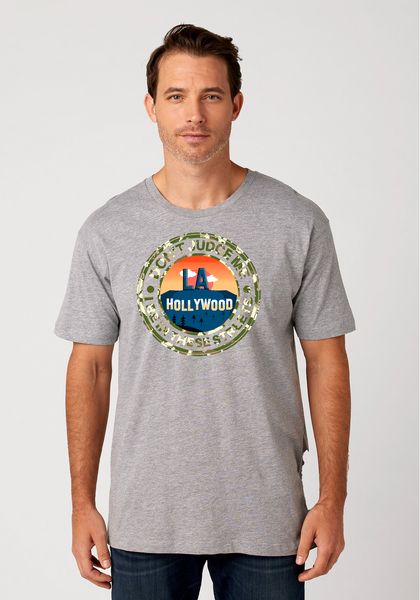Heather Gray Unisex T-Shirt - Hollywood