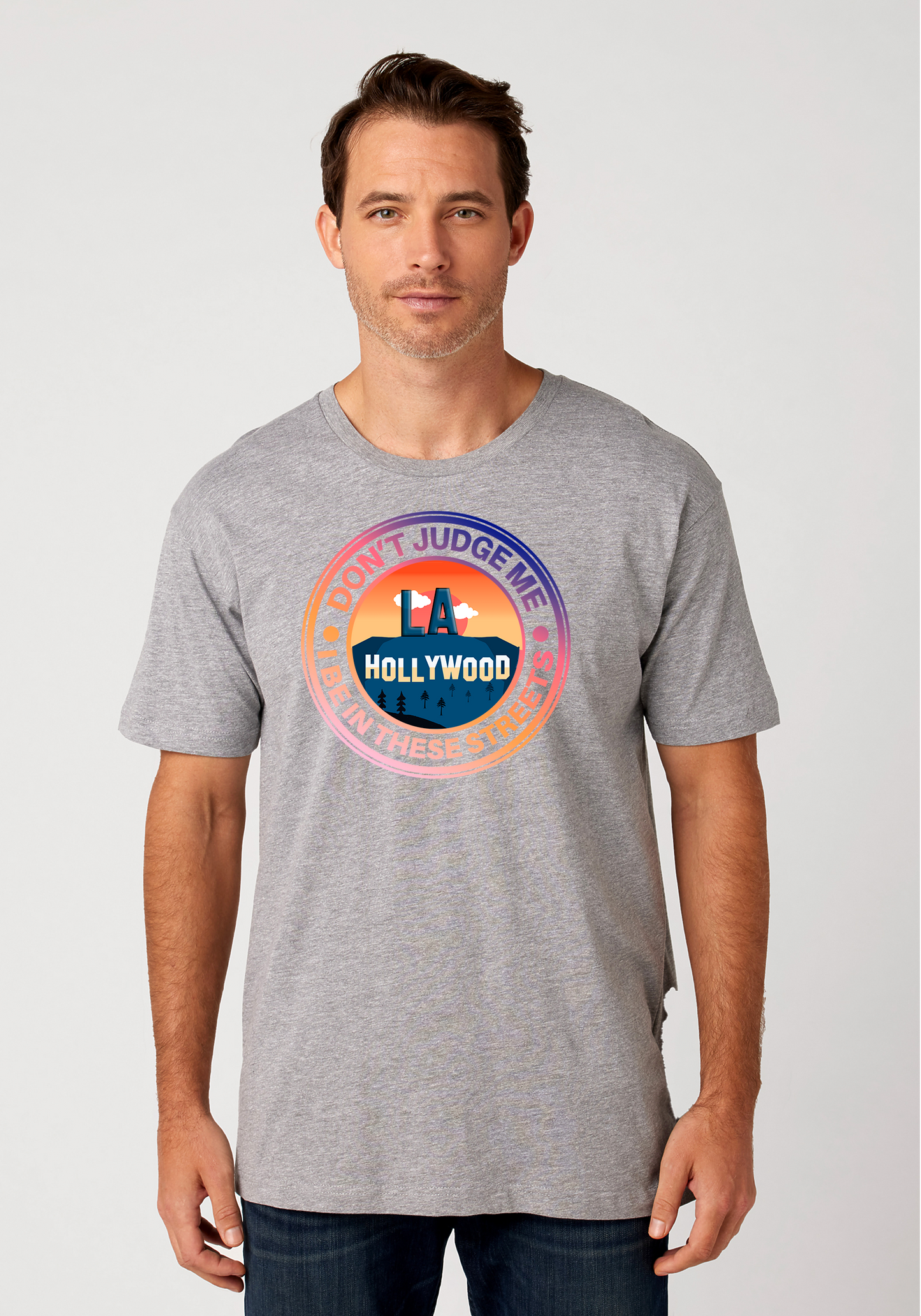 Heather Gray Unisex T-Shirt - Hollywood