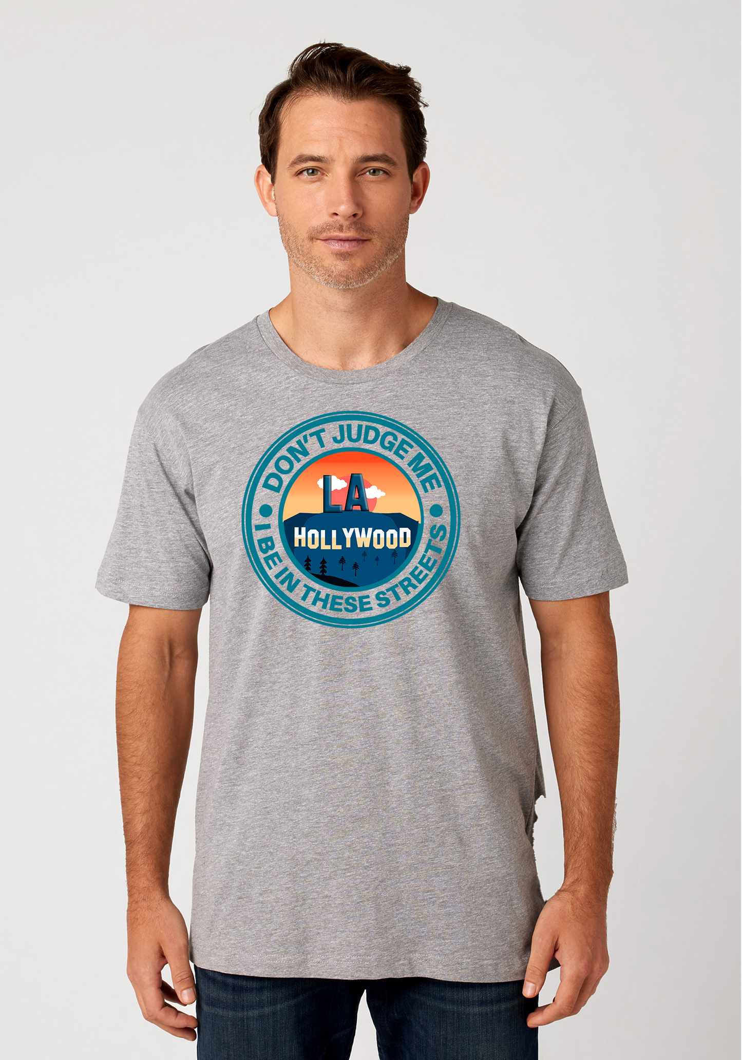 Heather Gray Unisex T-Shirt - Hollywood