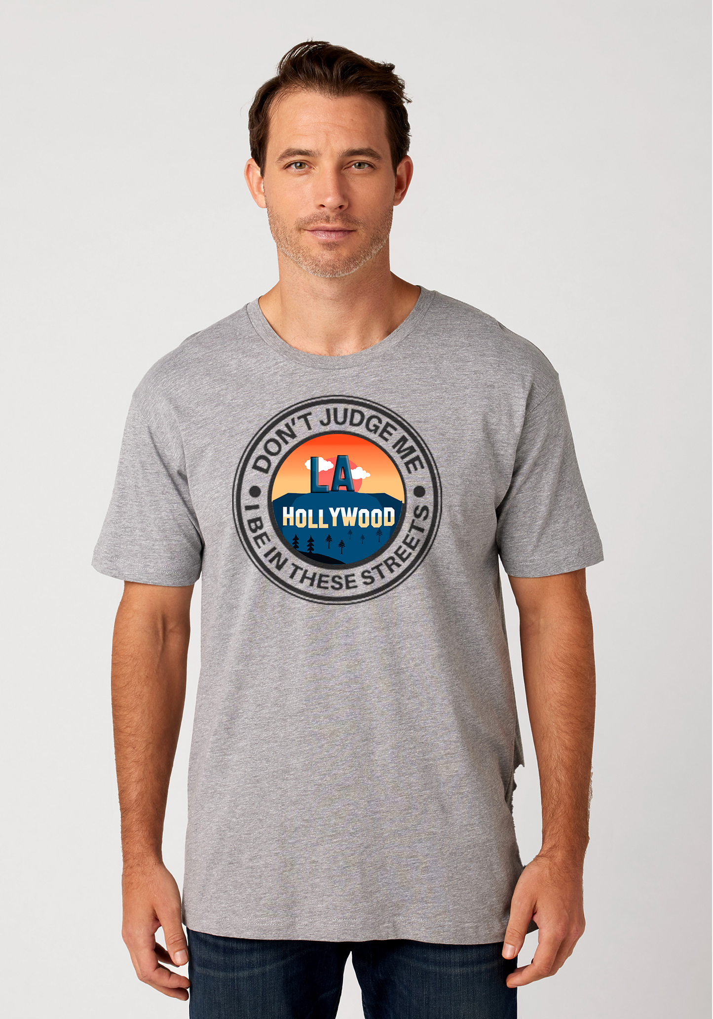 Heather Gray Unisex T-Shirt - Hollywood