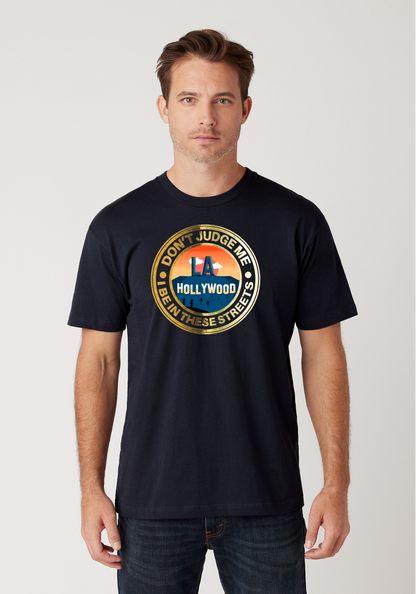 Navy Blue - Signature Tee – Hollywood