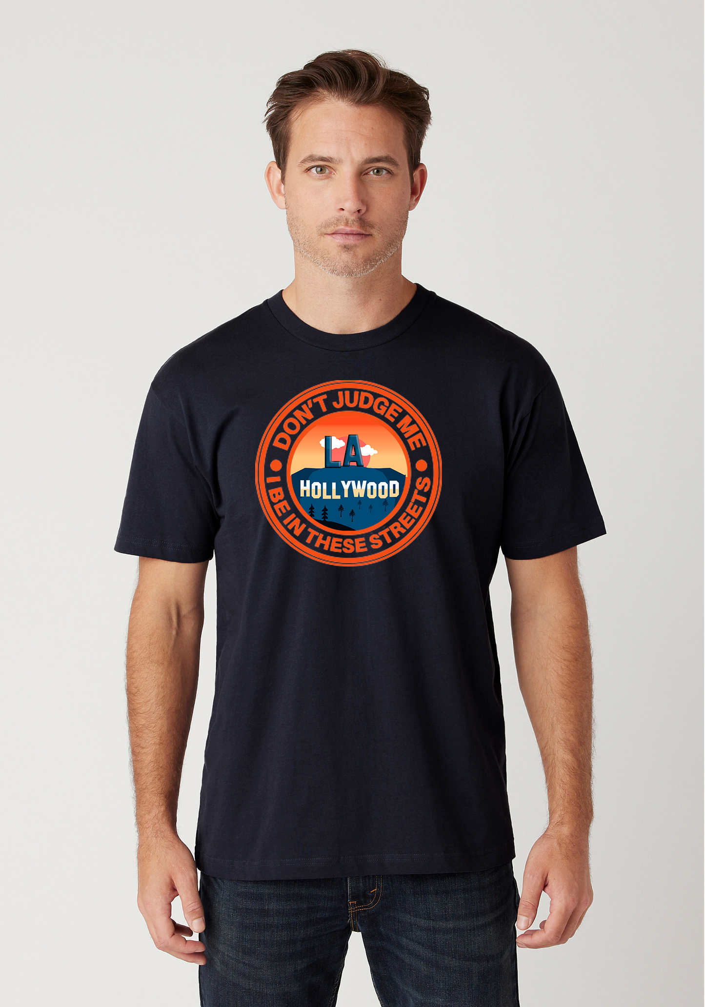 Navy Blue - Signature Tee – Hollywood