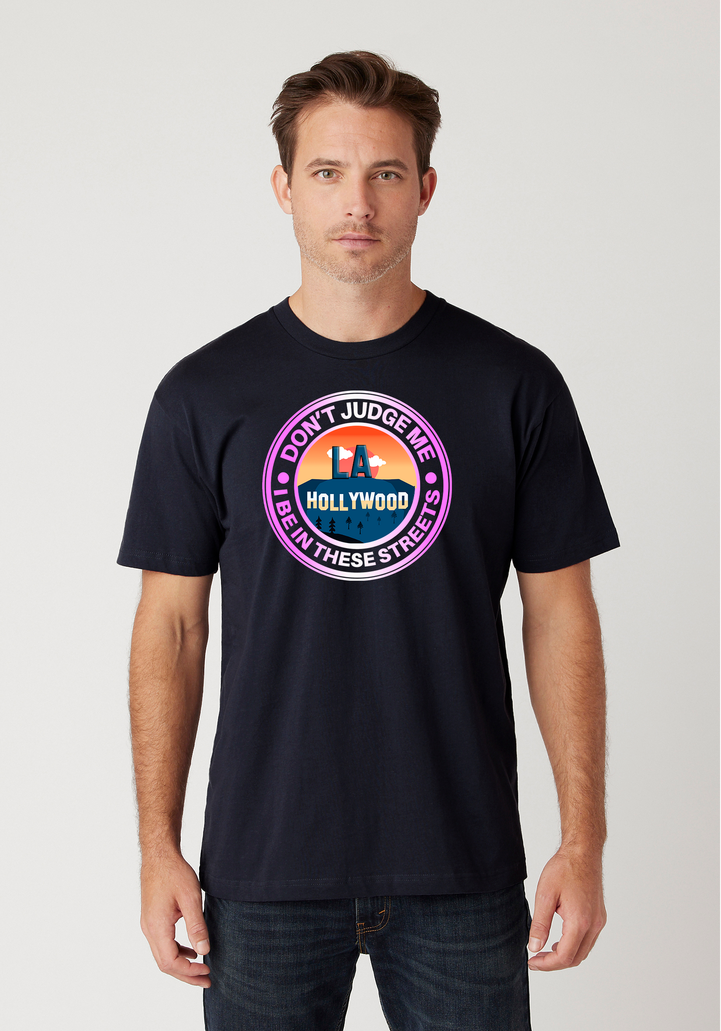 Navy Blue - Signature Tee – Hollywood