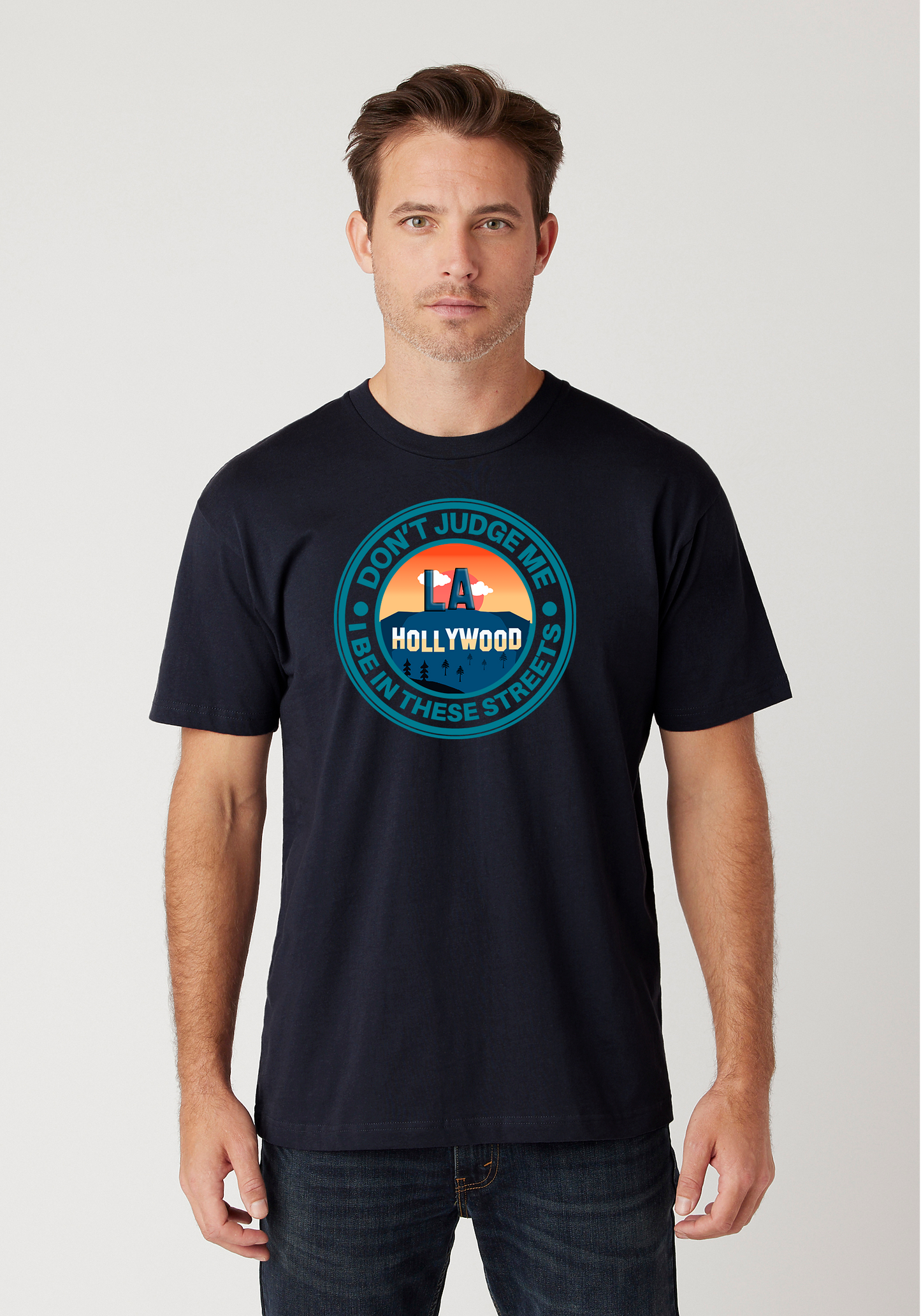 Navy Blue - Signature Tee – Hollywood