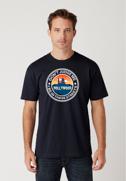 Navy Blue - Signature Tee – Hollywood