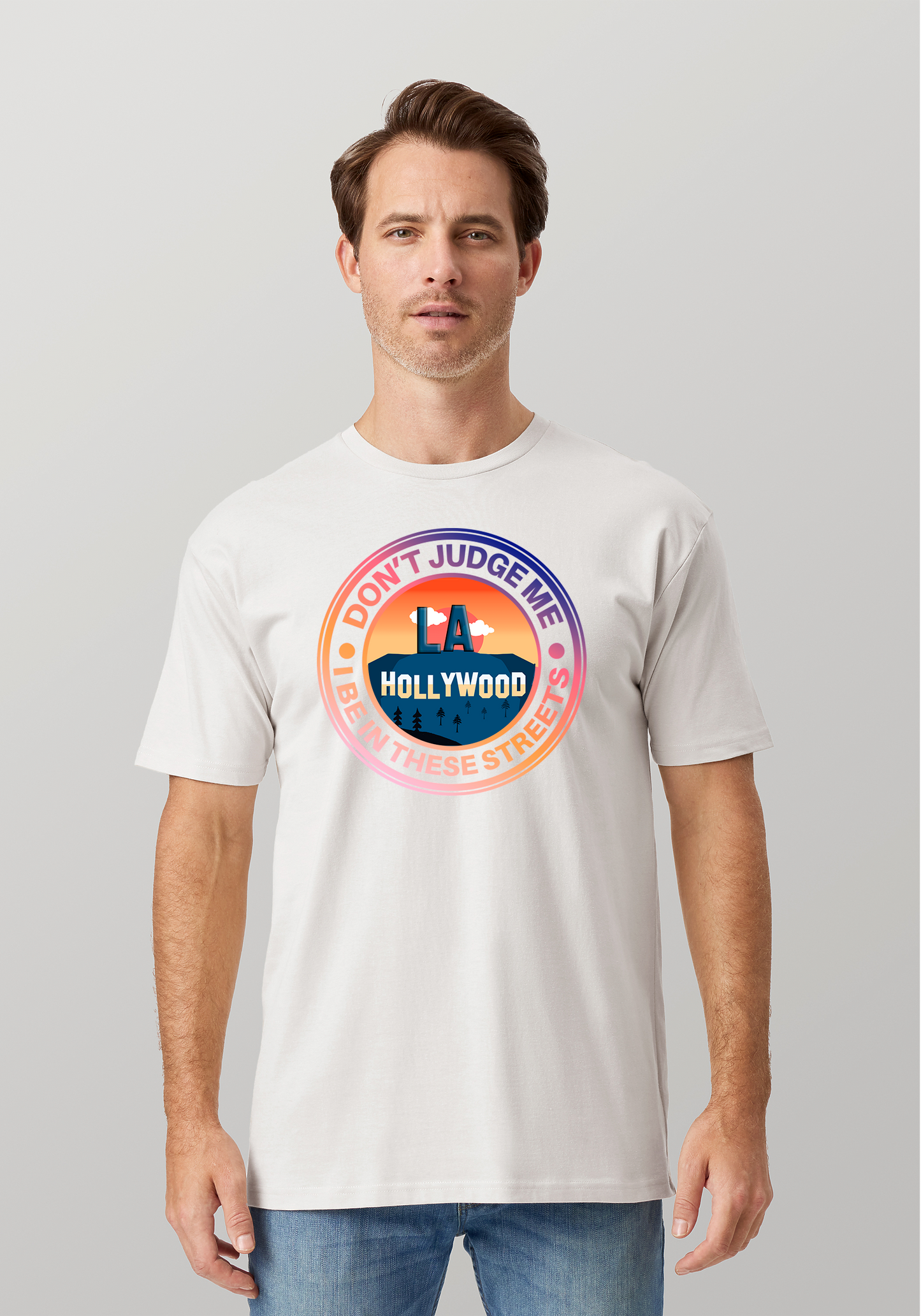 White Unisex T-Shirt - Hollywood