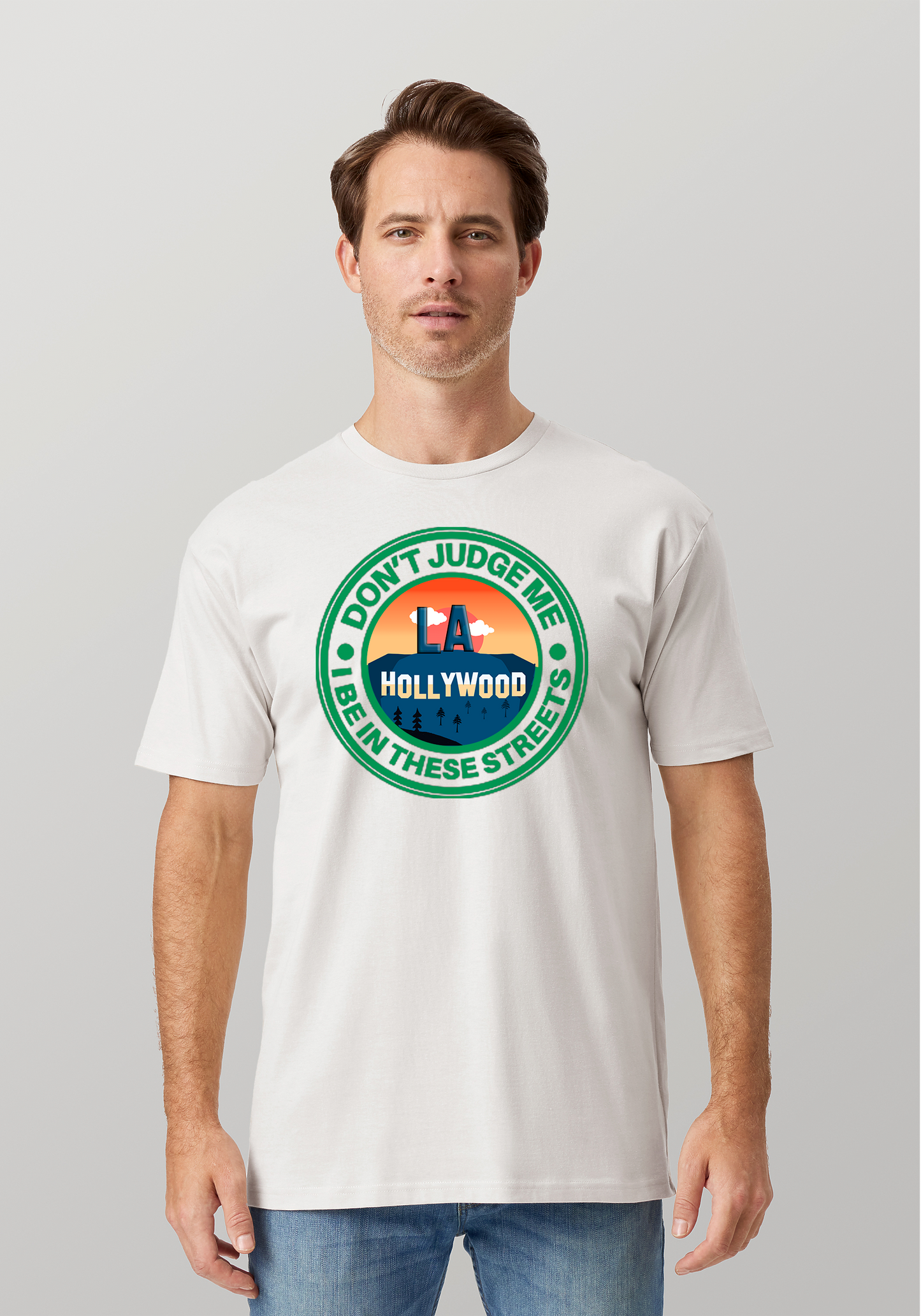 White Unisex T-Shirt - Hollywood
