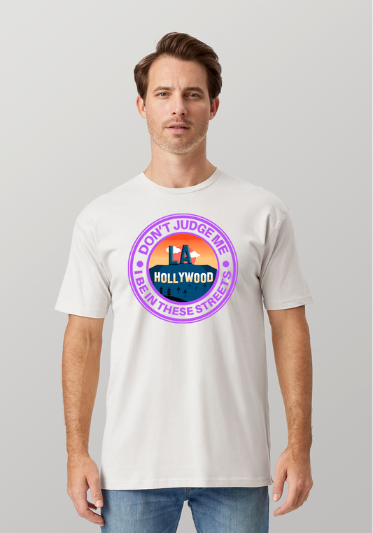 White Unisex T-Shirt - Hollywood