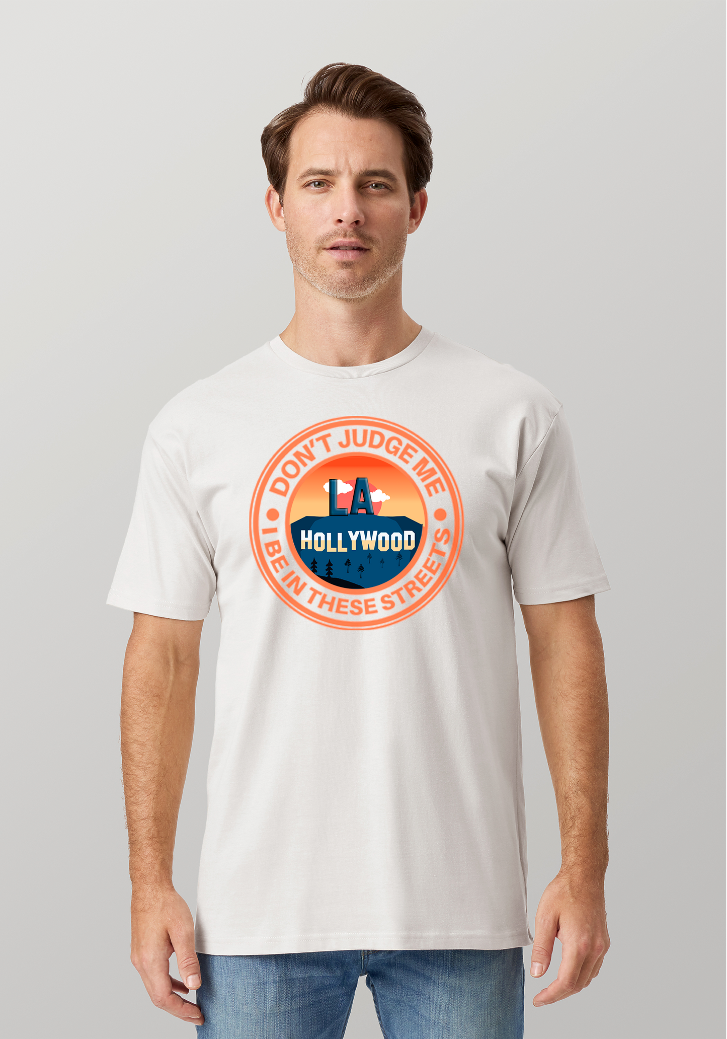 White Unisex T-Shirt - Hollywood