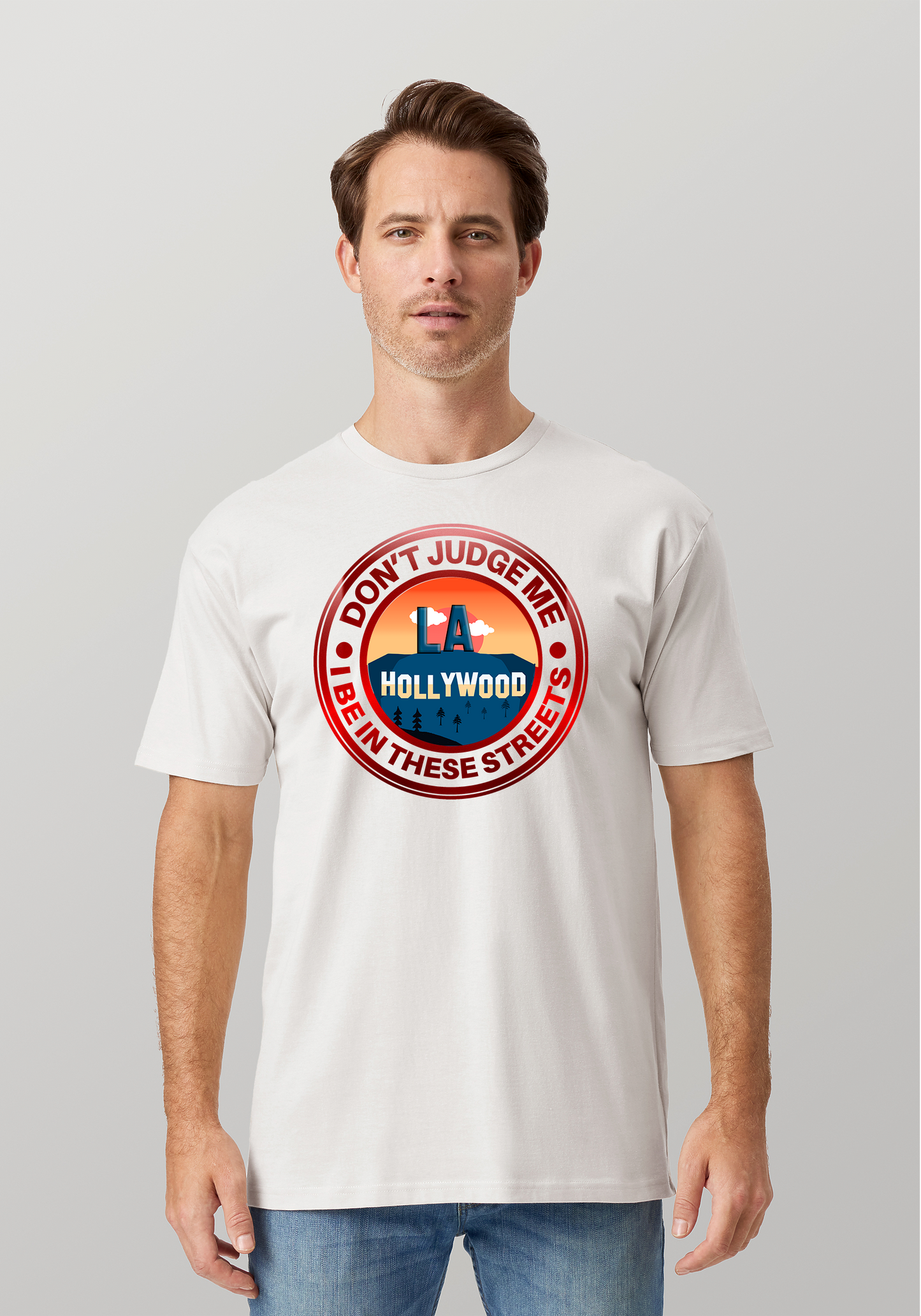 White Unisex T-Shirt - Hollywood
