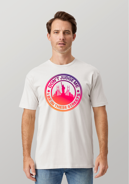 White Unisex T-Shirt - The City