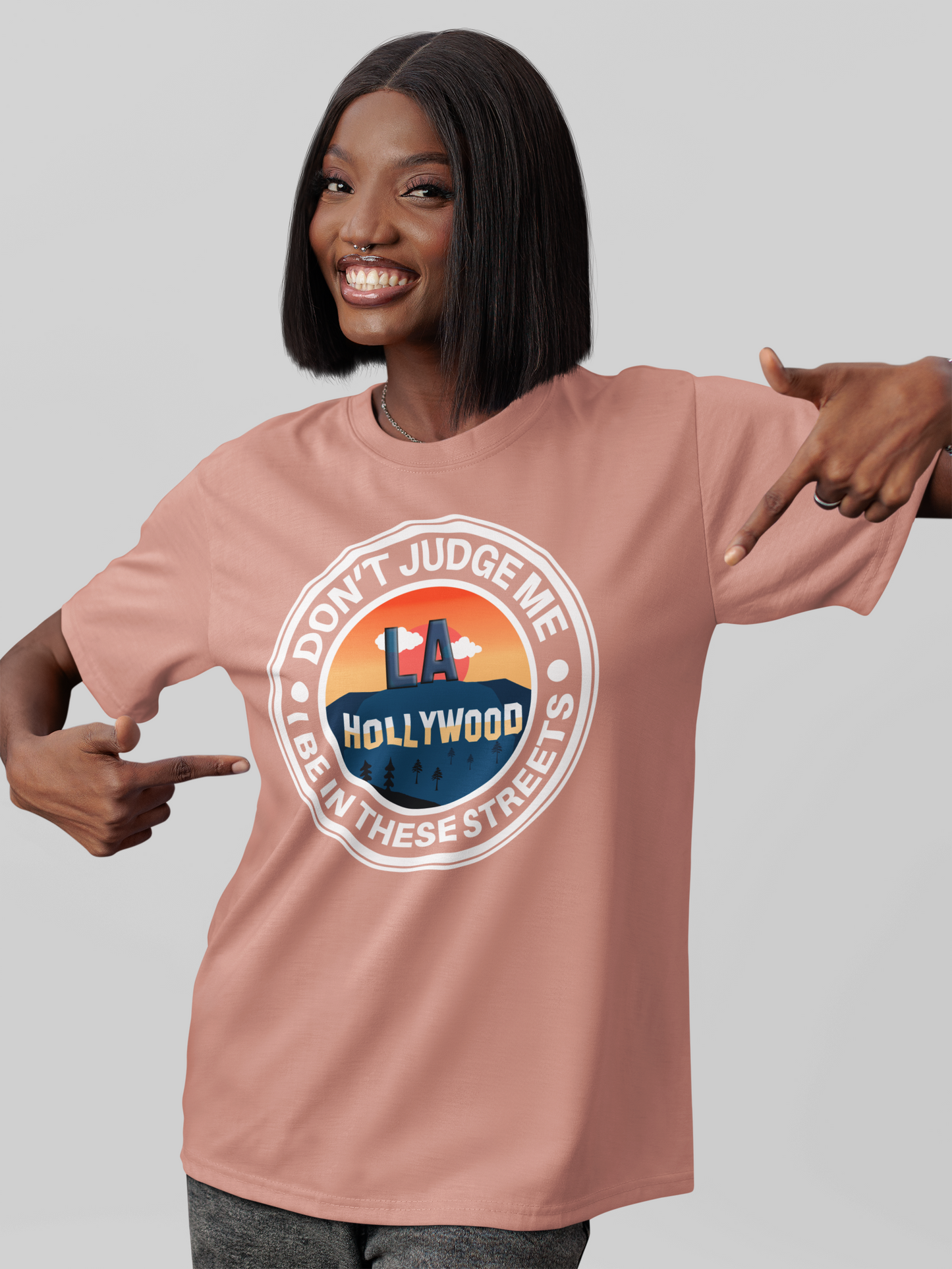 Dusty Rose - Signature Tee - Hollywood