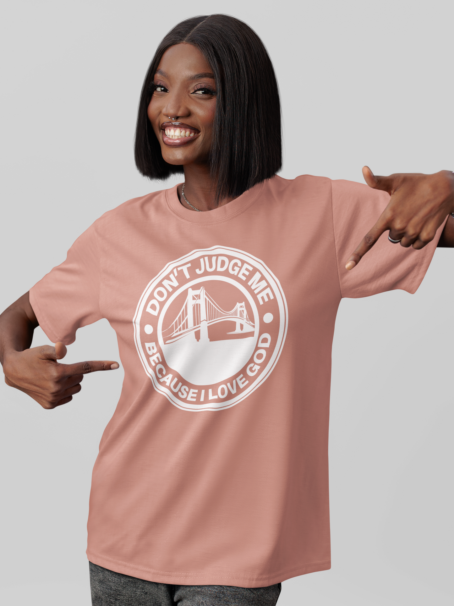 Dusty Rose - Unisex Faith Tee – The Bay