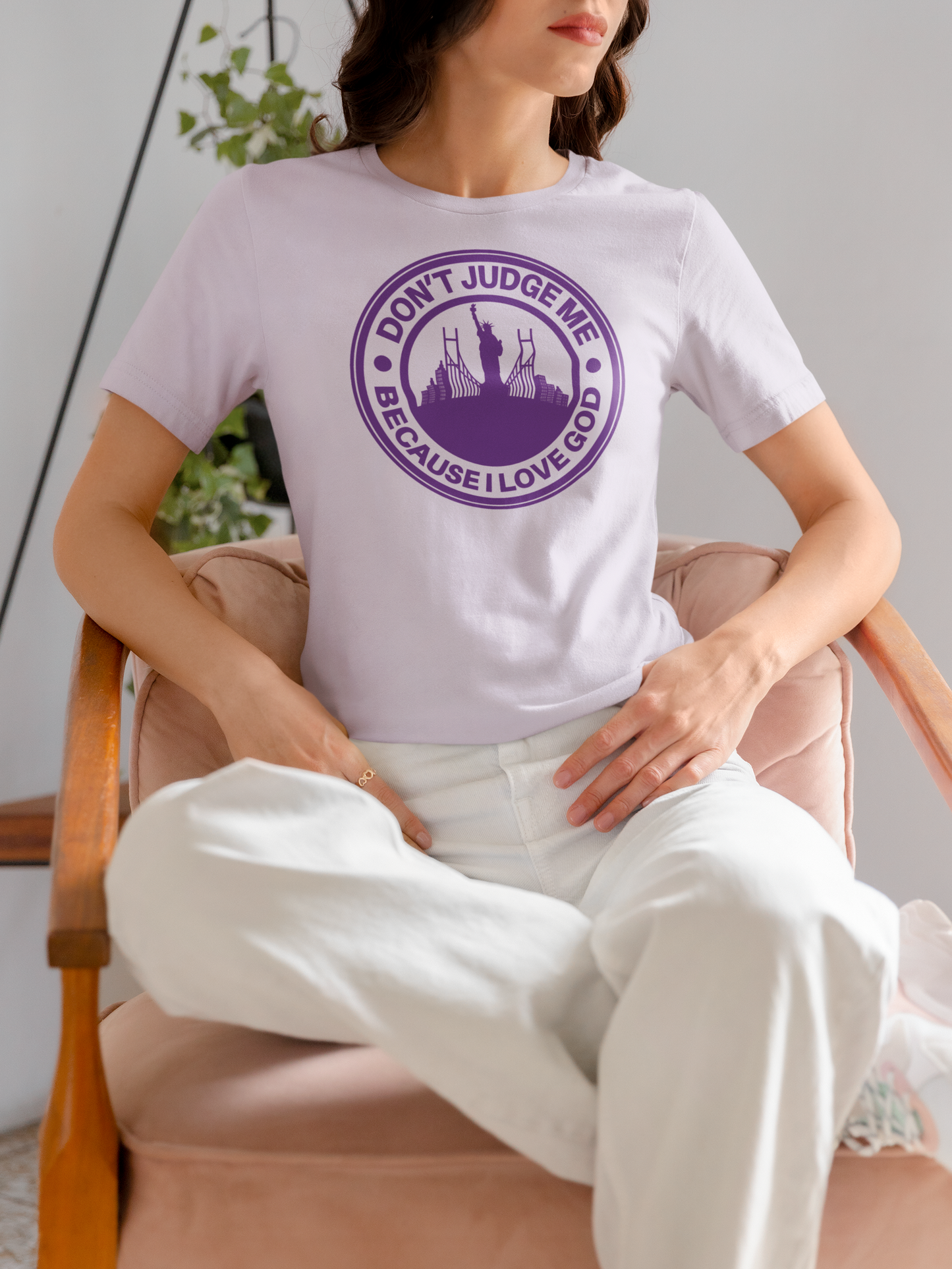 Lavender - Unisex Faith Tee - The City